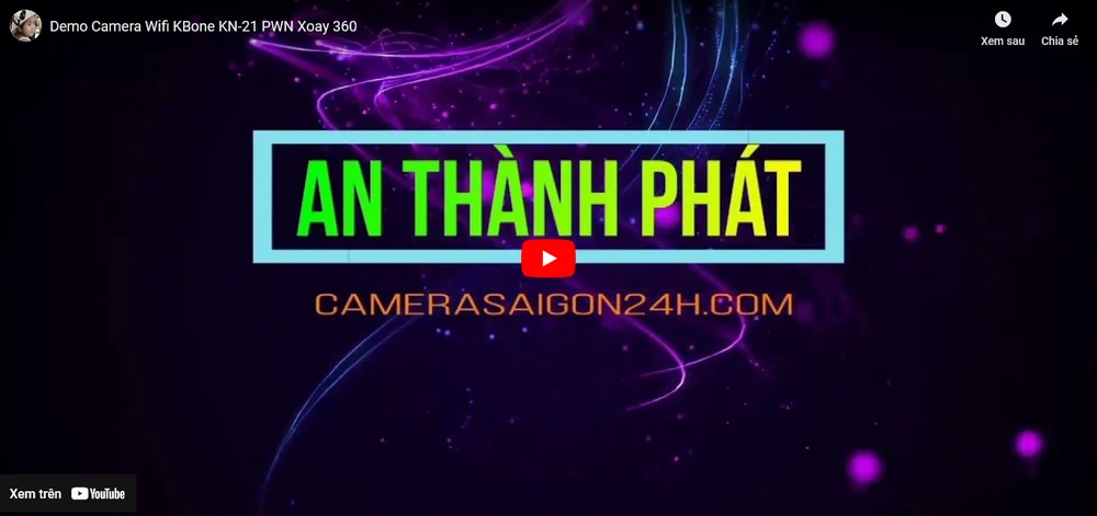 Lắp Camera Quay Xoay 360 Độ