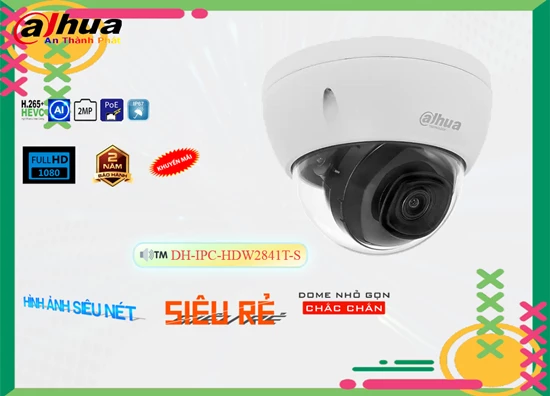 Lắp đặt camera tân phú Camera Dahua DH-IPC-HDW2841T-S
