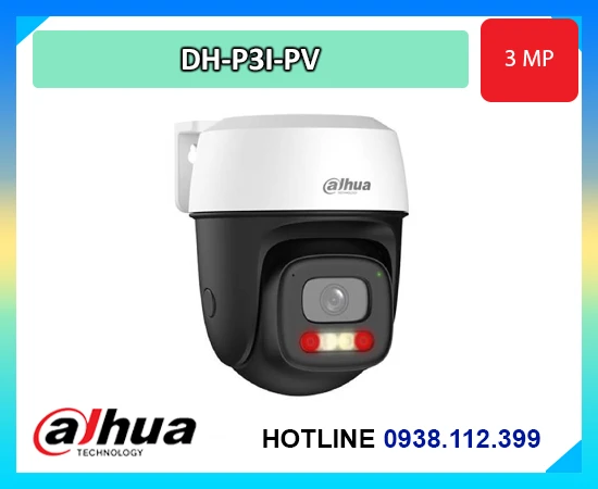 Lắp đặt camera Camera IP PT WiFi 3MP Dahua DH-P3I-PV