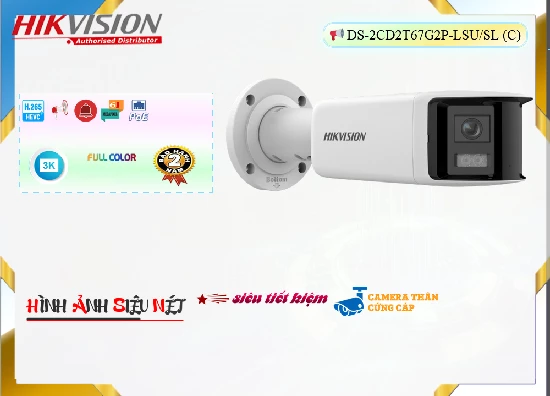 Lắp đặt camera tân phú Camera Hikvision DS-2CD2T67G2P-LSU/SL(C)
