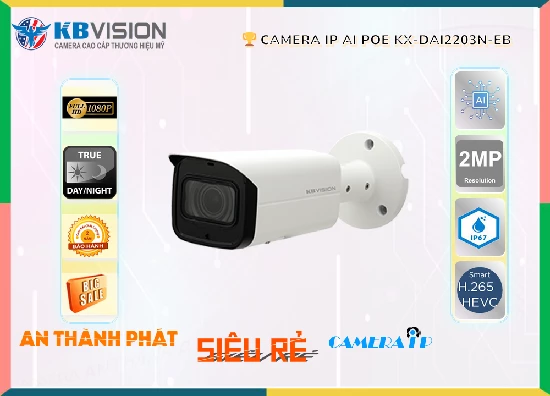 Lắp đặt camera tân phú Camera KBvision KX-DAi2203N-EB