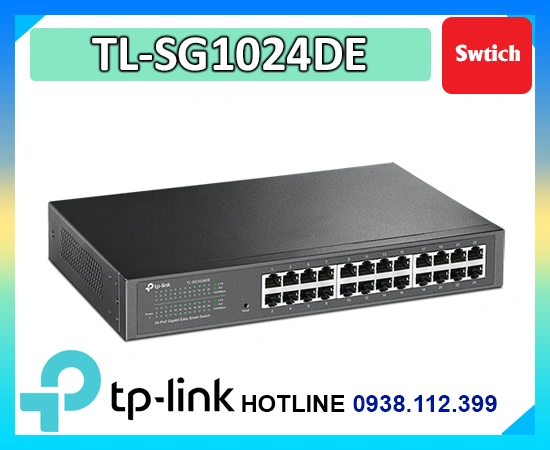 Lắp đặt camera Switch TL-SG1024DE TP-Link
