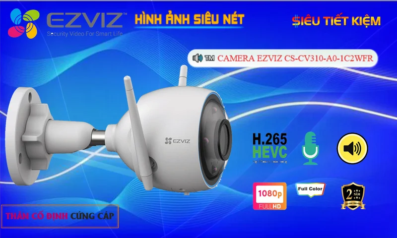 Camera Wifi Ezviz CS-CV310-A0-1C2WFR