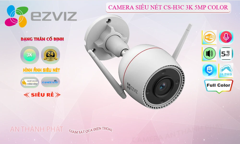 Camera Wifi Ezviz CS-H3c-R100-1J5WKFL Camera Wifi Ezviz CS-H3c-R100-1J5WKFL