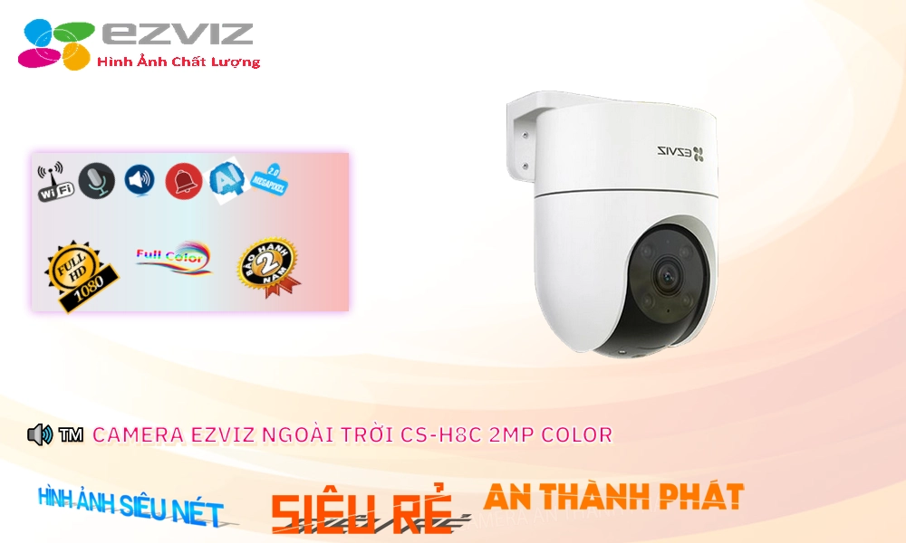 Camera An Ninh Wifi Ezviz CS-H8C 2MP Color Công Nghệ Mới Camera An Ninh Wifi Ezviz CS-H8C 2MP Color Công Nghệ Mới