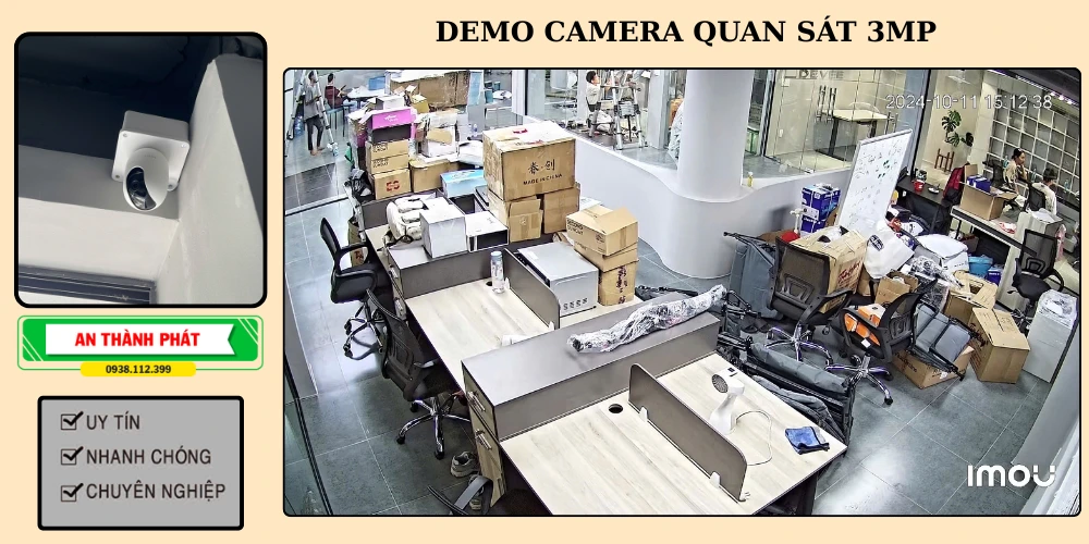demo camera quan sát 3mp chất lượng cao