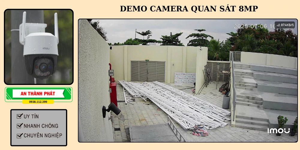 demo camera quan sát 8mp chất lượng cao thông minh giá rẻ
