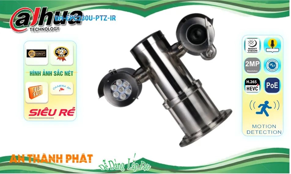 DH-EPC230U-PTZ-IR sắc nét Dahua ➠