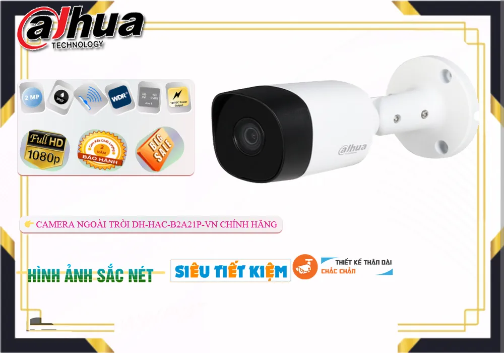 DH-HAC-B2A21P-VN sắc nét Dahua ➠ DH-HAC-B2A21P-VN sắc nét Dahua ➠