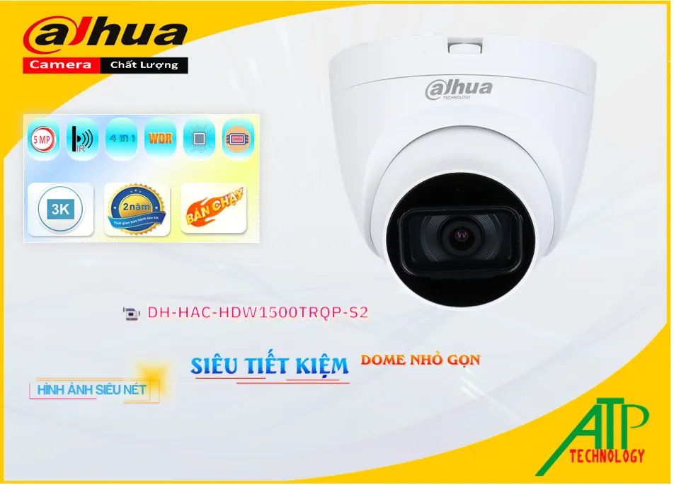 DH-HAC-HDW1500TRQP-S2 sắc nét Dahua ➠ DH-HAC-HDW1500TRQP-S2 sắc nét Dahua ➠