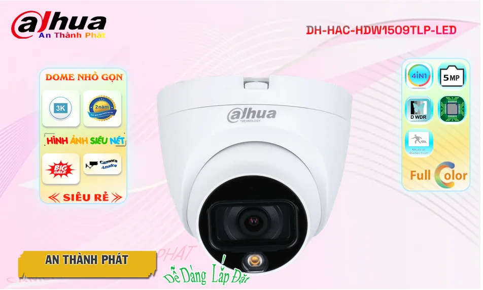 DH-HAC-HDW1509TLP-LED sắc nét Dahua ➠ DH-HAC-HDW1509TLP-LED sắc nét Dahua ➠