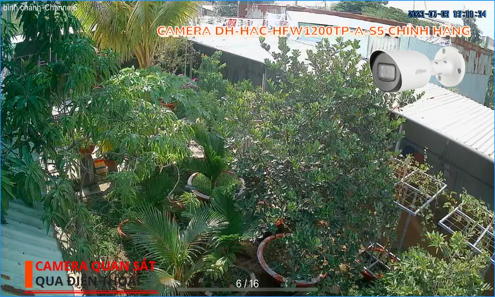 Camera DH-HAC-HFW1200TP-A-S5 Dahua ✪