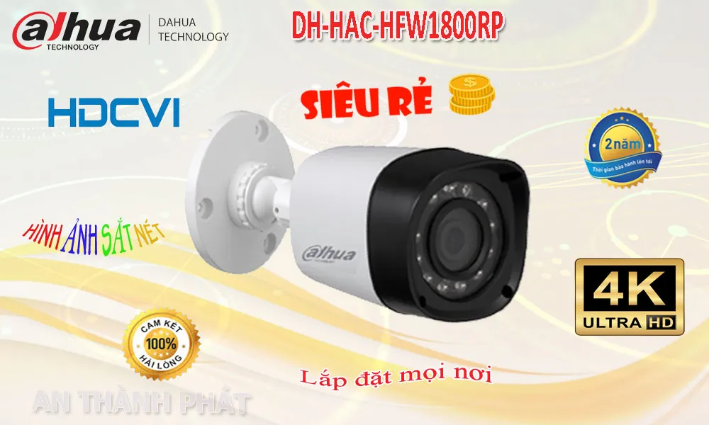 camera DH-HAC-HFW1800RP chất lượng sắc nét