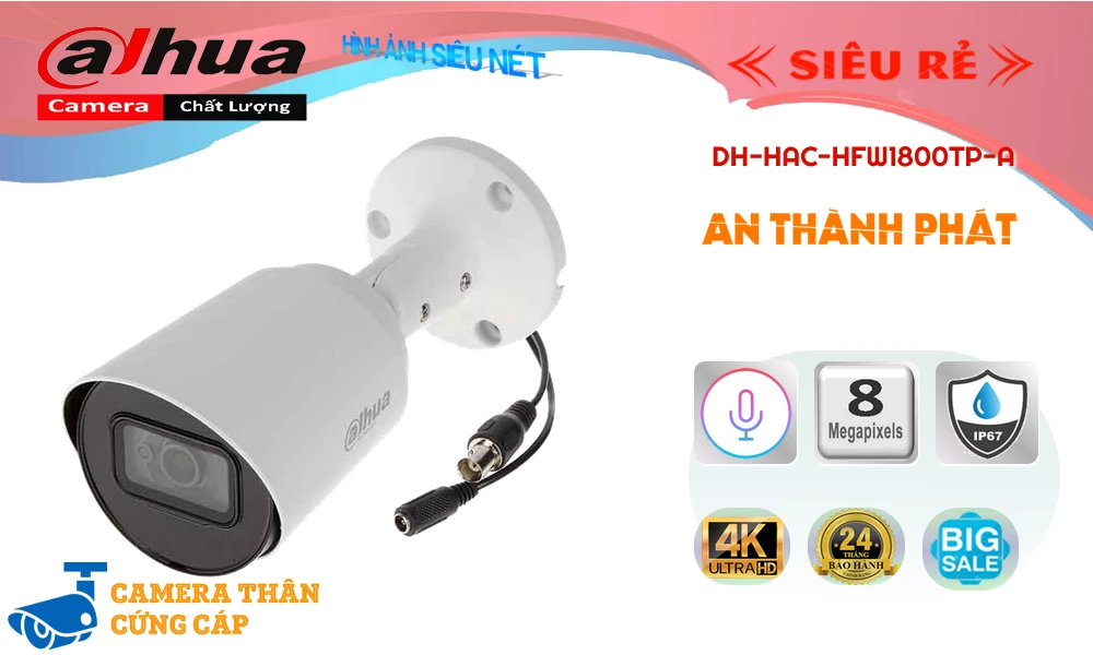 DH-HAC-HFW1800TP-A sắc nét Dahua ➠ DH-HAC-HFW1800TP-A sắc nét Dahua ➠