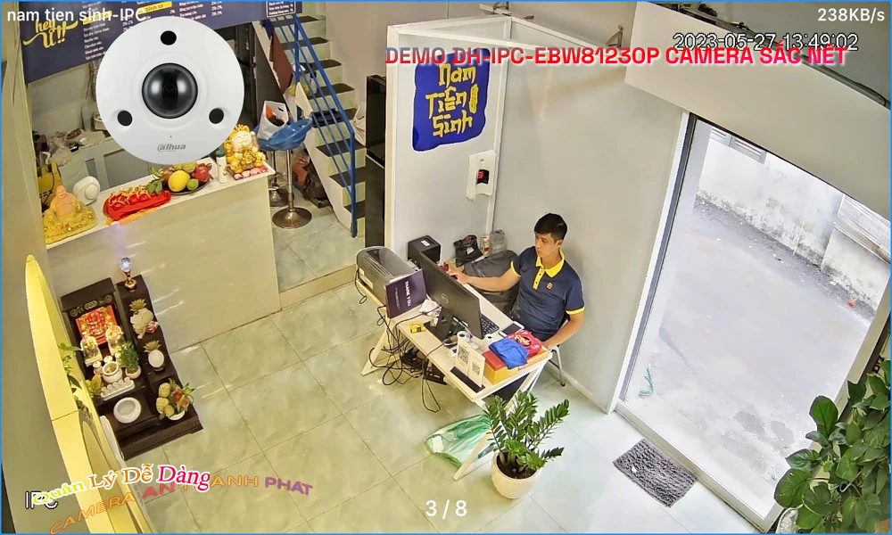 DH-IPC-EBW81230P sắc nét Dahua DH-IPC-EBW81230P sắc nét Dahua