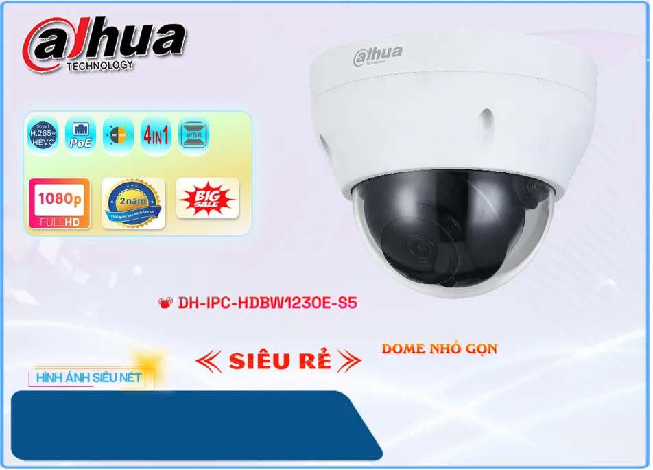 DH-IPC-HDBW1230E-S5 sắc nét Dahua ➠ DH-IPC-HDBW1230E-S5 sắc nét Dahua ➠