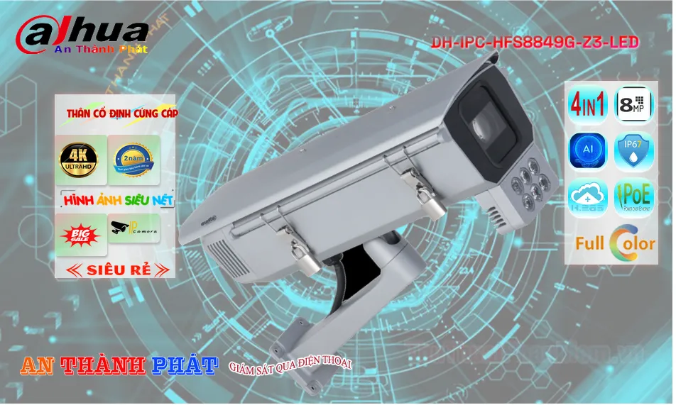 DH-IPC-HFS8849G-Z3-LED sắc nét Dahua ➠ DH-IPC-HFS8849G-Z3-LED sắc nét Dahua ➠