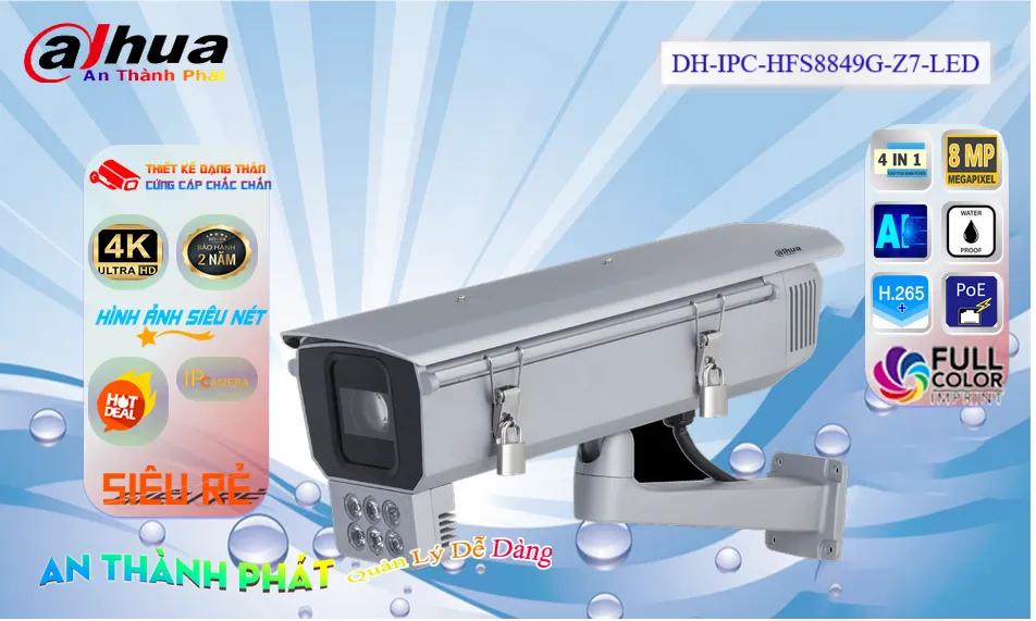 DH-IPC-HFS8849G-Z7-LED sắc nét Dahua DH-IPC-HFS8849G-Z7-LED sắc nét Dahua