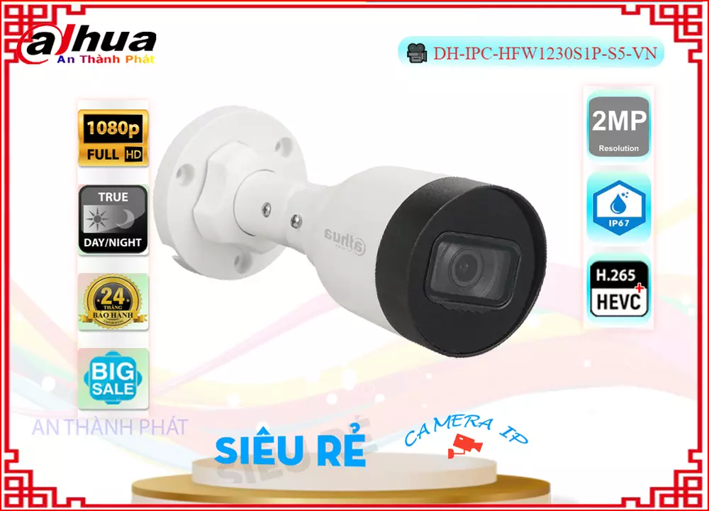 Camera IP Dahua DH-IPC-HFW1230S1P-S5-VN,DH-IPC-HFW1230S1P-S5-VN giá mới nhấtDH-IPC-HFW1230S1P-S5-VN Chính hãng,DH IPC HFW1230S1P S5 VN,Giá Bán DH-IPC-HFW1230S1P-S5-VN FULL HD 1080P 2.0 MP ,Nơi bán  Camera Giám Sát DH-IPC-HFW1230S1P-S5-VN,DH-IPC-HFW1230S1P-S5-VN giá mới nhất,DH-IPC-HFW1230S1P-S5-VN Chính hãng,Giá ,phân phối DH-IPC-HFW1230S1P-S5-VN