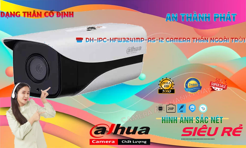 DH-IPC-HFW3241MP-AS-I2 sắc nét Dahua ➠ DH-IPC-HFW3241MP-AS-I2 sắc nét Dahua ➠