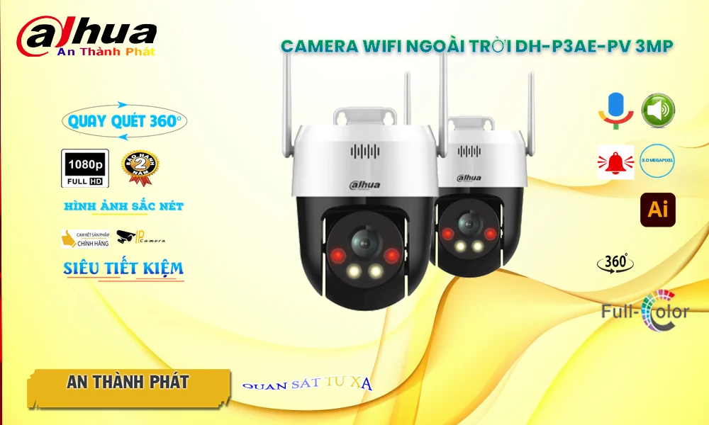 DH-P3AE-PV sắc nét Dahua