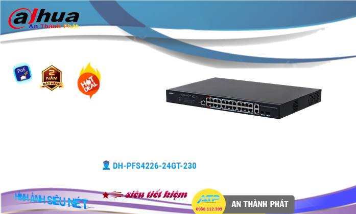 Dahua DH-PFS4226-24GT-230 Dahua DH-PFS4226-24GT-230