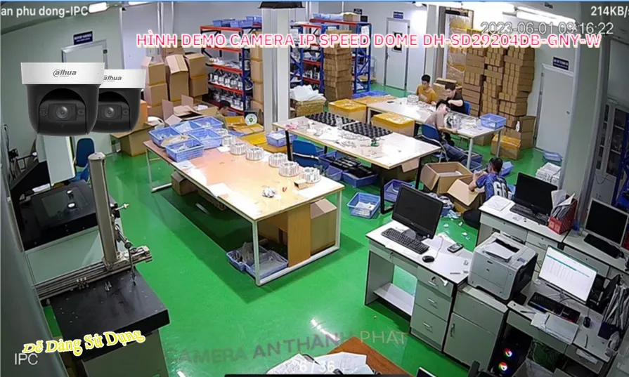 DH-SD29204DB-GNY-W Camera Công Nghệ POE Thiết kế Đẹp Dahua