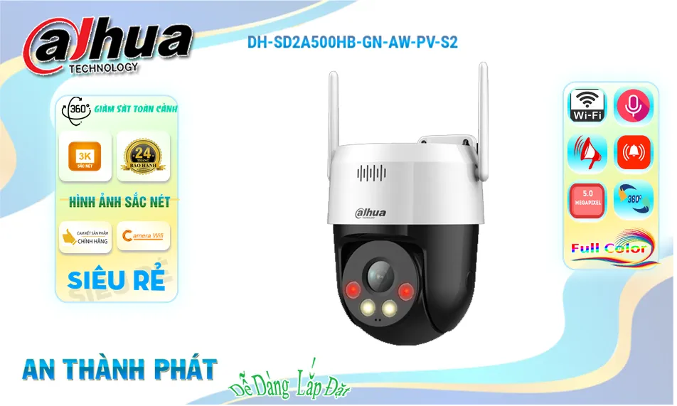 Camera An Ninh Dahua DH-SD2A500HB-GN-AW-PV-S2 Thiết kế Đẹp Camera An Ninh Dahua DH-SD2A500HB-GN-AW-PV-S2 Thiết kế Đẹp