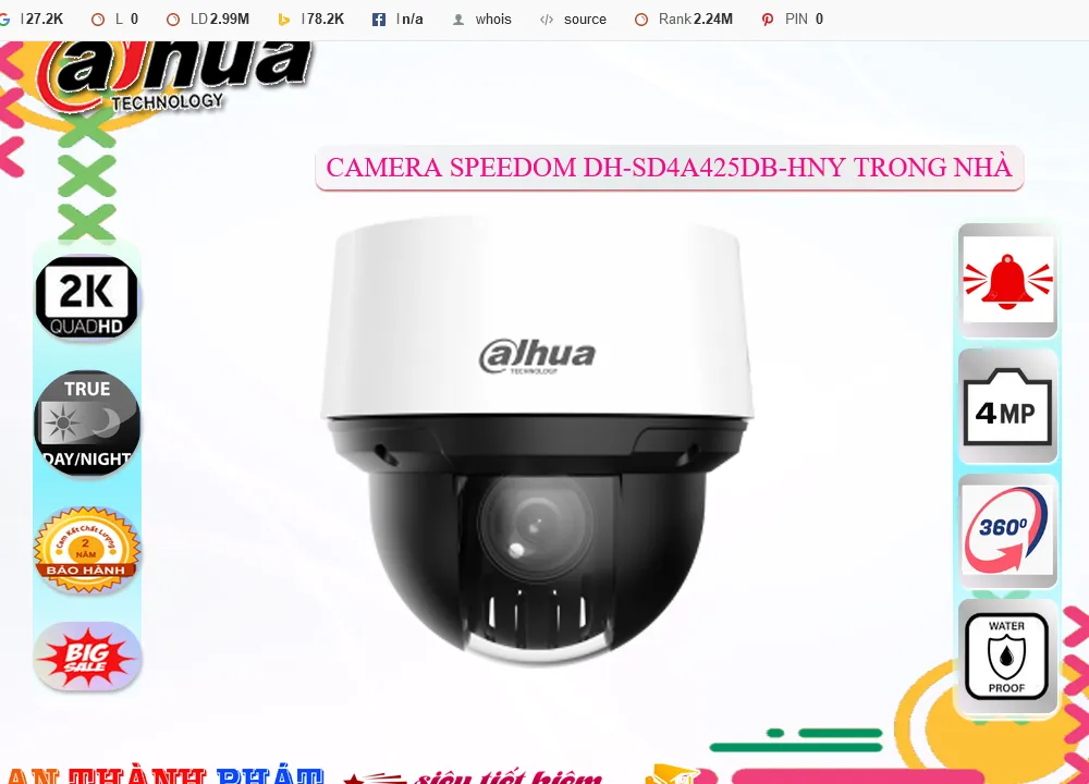 Camera dahua DH-SD4A425DB-HNY,DH-SD4A425DB-HNY Đang giảm giá, Thiết Bị Camera DH-SD4A425DB-HNY Giá rẻ nhất,DH-SD4A425DB-HNY Cấp Nguồ Qua Dây Mạng  Giá rẻ nhất,DH-SD4A425DB-HNY giá kỹ thuật,Phân Phối Sỉ DH-SD4A425DB-HNY Ultra 2k 4.0 megapixel ,Công ty bán DH-SD4A425DB-HNY,DH-SD4A425DB-HNY Đang giảm giá,DH-SD4A425DB-HNY Giá rẻ nhất