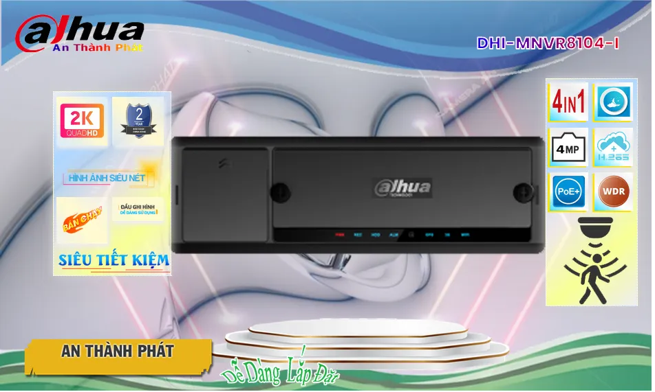 DHI-MNVR8104-I sắc nét Dahua