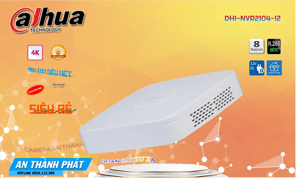 DHI-NVR2104-I2 sắc nét Dahua