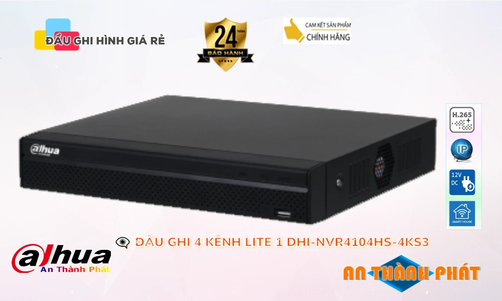 DHI-NVR4104HS-4KS3 Đầu Ghi Hình Chi phí phù hợp DHI-NVR4104HS-4KS3 Đầu Ghi Hình Chi phí phù hợp