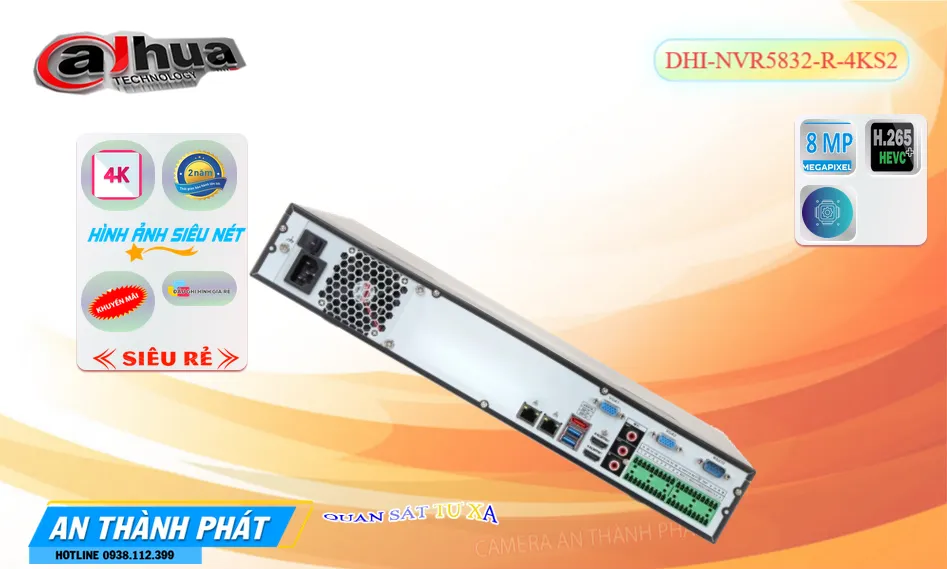 DHI-NVR5832-R-4KS2 sắc nét Dahua