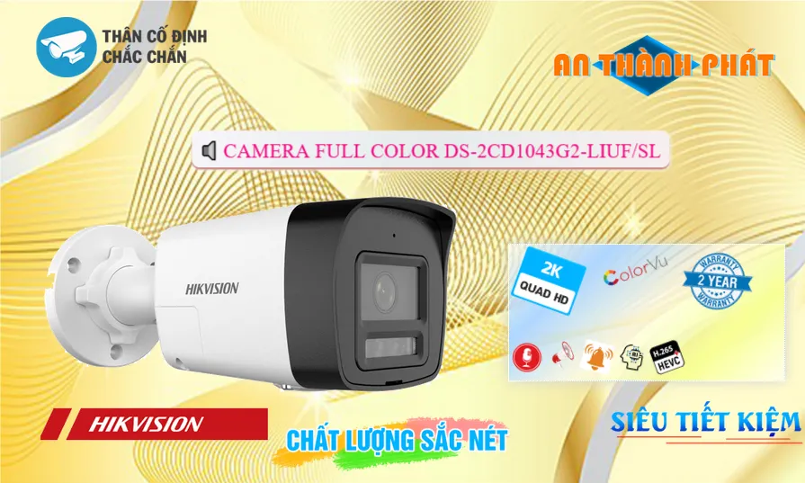 Camera Hikvision DS-2CD1043G2-LIUF/SL