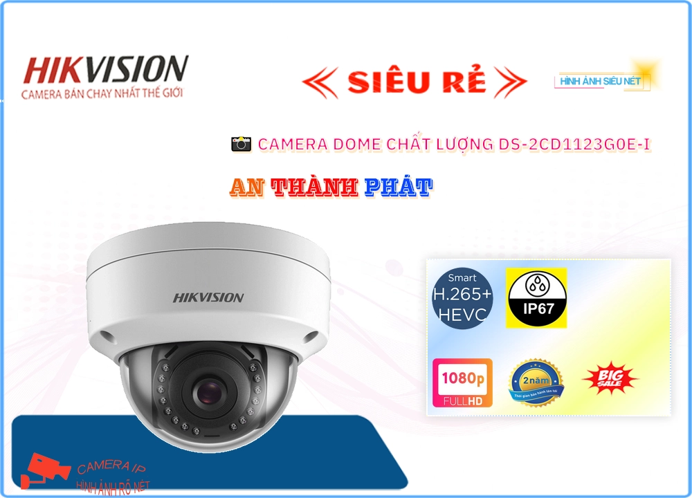 Camera Công Nghệ POE DS-2CD1123G0E-I Hikvision Camera Công Nghệ POE DS-2CD1123G0E-I Hikvision