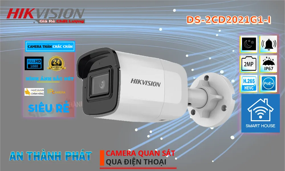 DS-2CD2021G1-I sắc nét Hikvision