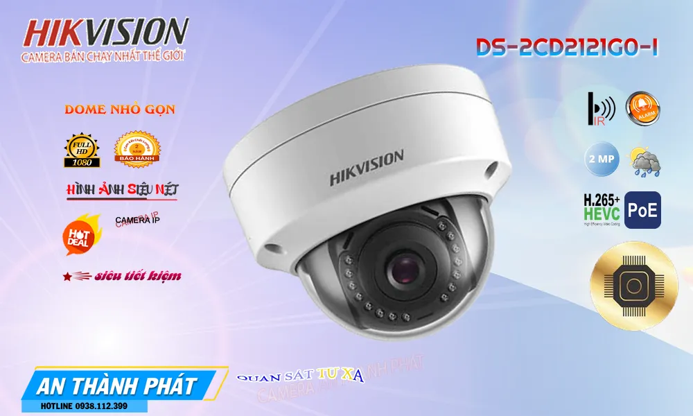 DS-2CD2121G0-I sắc nét Hikvision DS-2CD2121G0-I sắc nét Hikvision