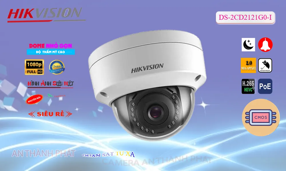 DS-2CD2121G0-I sắc nét Hikvision DS-2CD2121G0-I sắc nét Hikvision