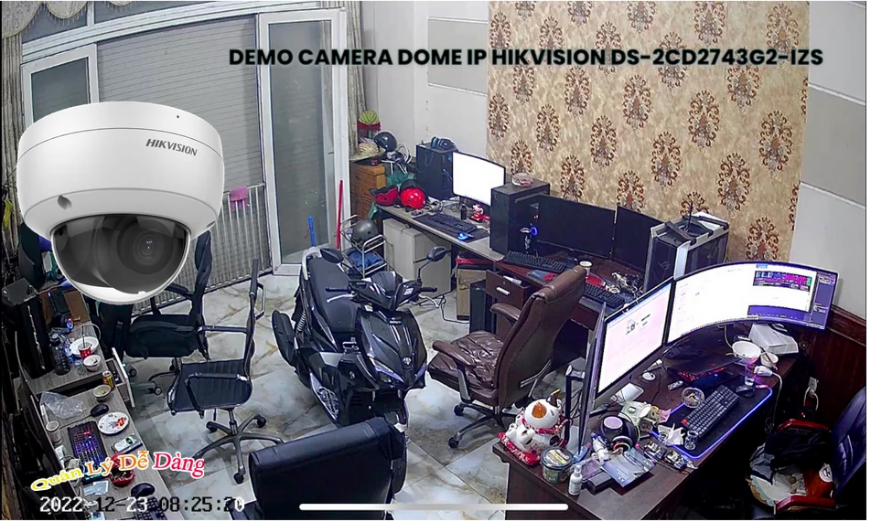 ➠  DS-2CD2743G2-IZS sắc nét Hikvision