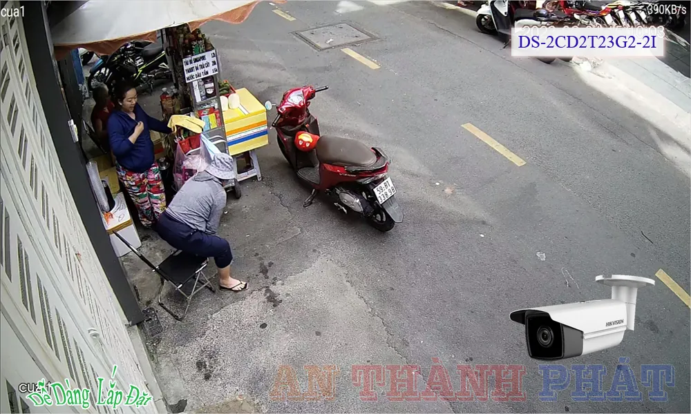 ➠  DS-2CD2T23G2-2I sắc nét Hikvision