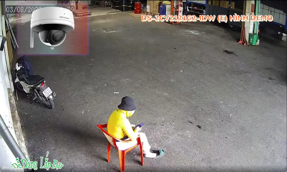 ➠  DS-2CV2121G2-IDW(E) sắc nét Hikvision