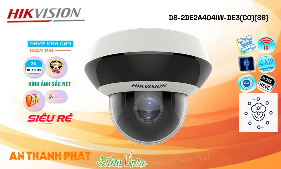 DS-2DE2A404IW-DE3(C0)(S6) sắc nét Hikvision