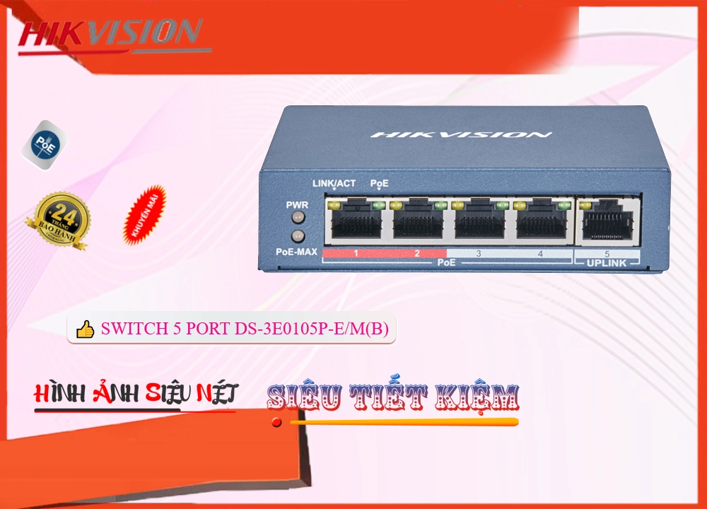 Bộ chia tín hiệu Switch DS-3E0105P-E/M(B),DS-3E0105P-E/M(B) Giá Hấp Dẫn,DS 3E0105P E/M(B),Thông số ,thông số DS-3E0105P-E/M(B),Giá DS-3E0105P-E/M(B),Giá buôn DS-3E0105P-E/M(B),DS-3E0105P-E/M(B) Chính hãng,Bán rẻ DS-3E0105P-E/M(B),DS-3E0105P-E/M(B) nơi bán rẻ nhất,Giá Bán DS-3E0105P-E/M(B),DS-3E0105P-E/M(B) Chất lượng nhất,DS-3E0105P-E/M(B) Bán Sỉ,DS-3E0105P-E/M(B) Giá hấp dẫn,DS-3E0105P-E/M(B) giá mới nhất,Địa Chỉ Bán DS-3E0105P-E/M(B)