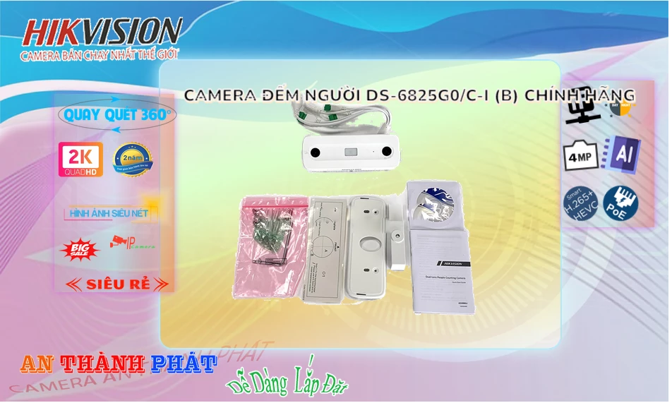 DS-6825G0/C-I(B) sắc nét Hikvision