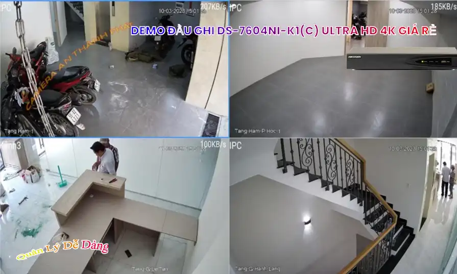DS-7604NI-K1 (C) sắc nét Hikvision