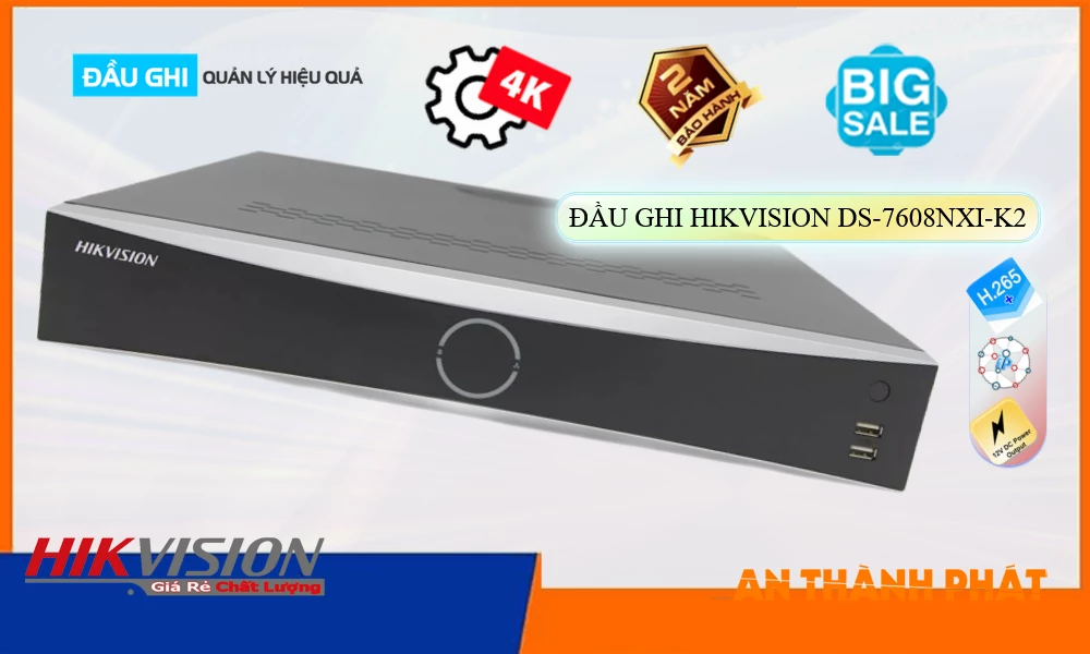 DS-7608NXI-K2 sắc nét Hikvision DS-7608NXI-K2 sắc nét Hikvision