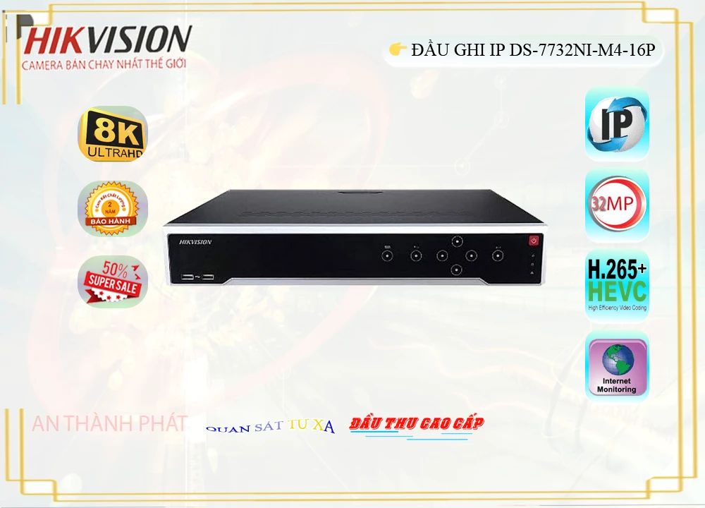 DS-7732NI-M4/16P sắc nét Hikvision DS-7732NI-M4/16P sắc nét Hikvision