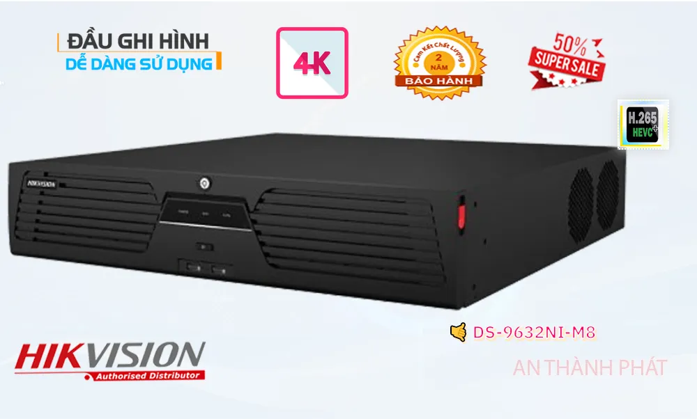 DS-9632NI-M8 sắc nét Hikvision ➠