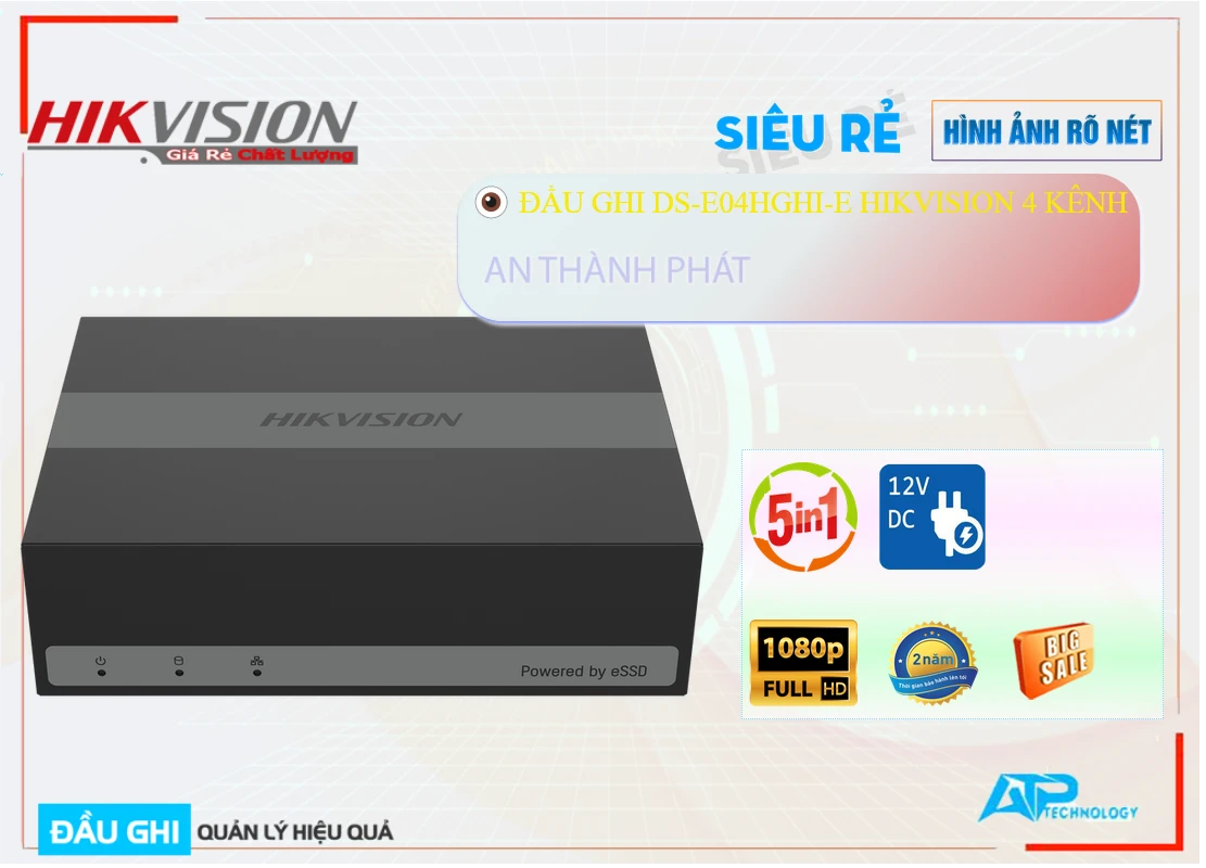 DS-E04HGHI-E sắc nét Hikvision DS-E04HGHI-E sắc nét Hikvision