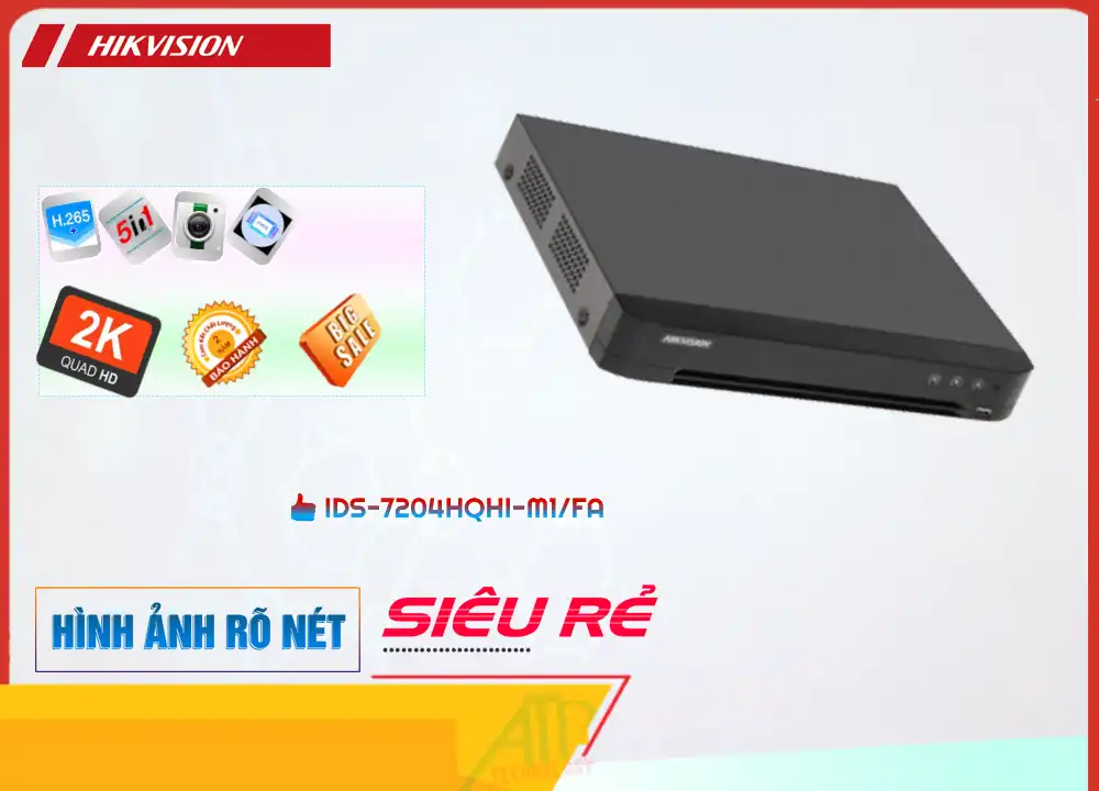 IDS-7204HQHI-M1/FA sắc nét Hikvision IDS-7204HQHI-M1/FA sắc nét Hikvision